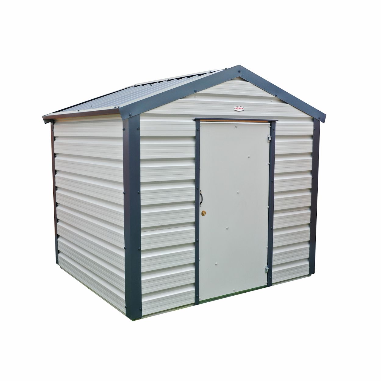 Adman Multistore Standard Colour Metal Shed 8ft x 10ft
