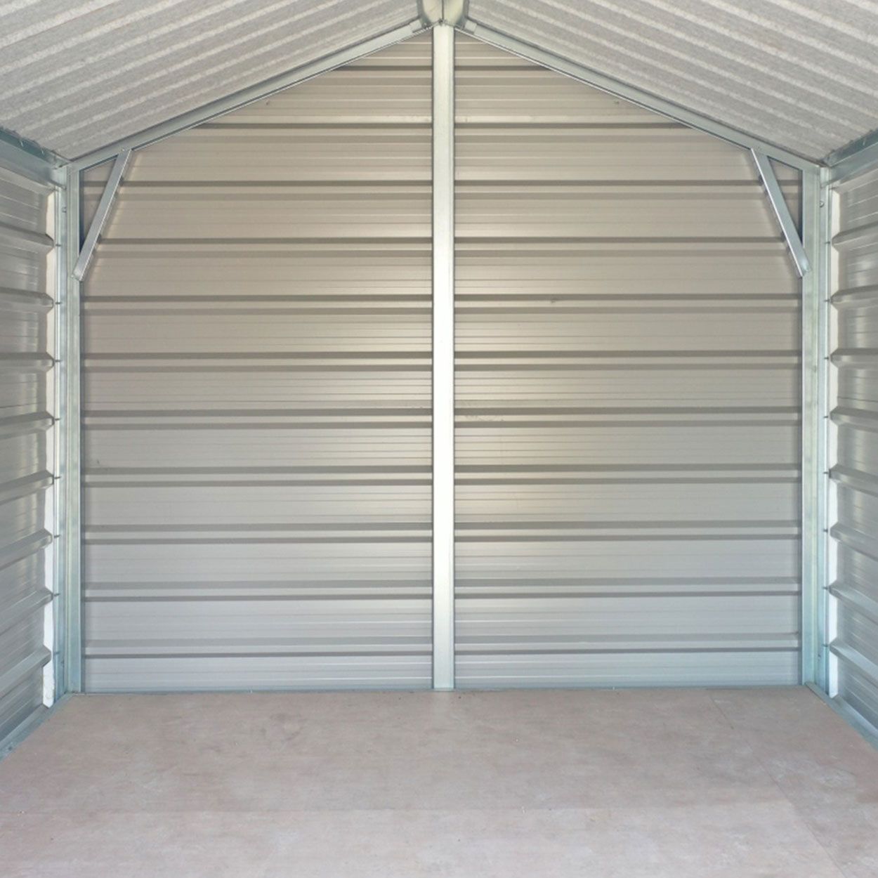 Adman Multistore Standard Colour Metal Shed 8ft x 10ft