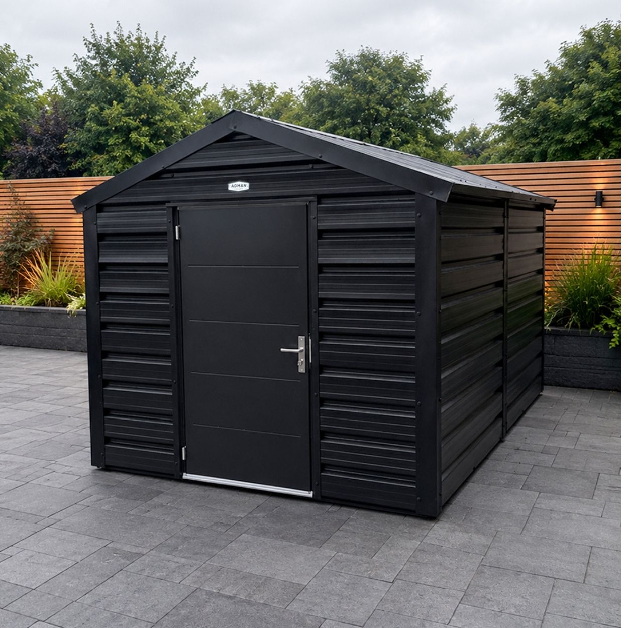 Adman Multistore Steel Garden Shed 10ft x 13ft 6"