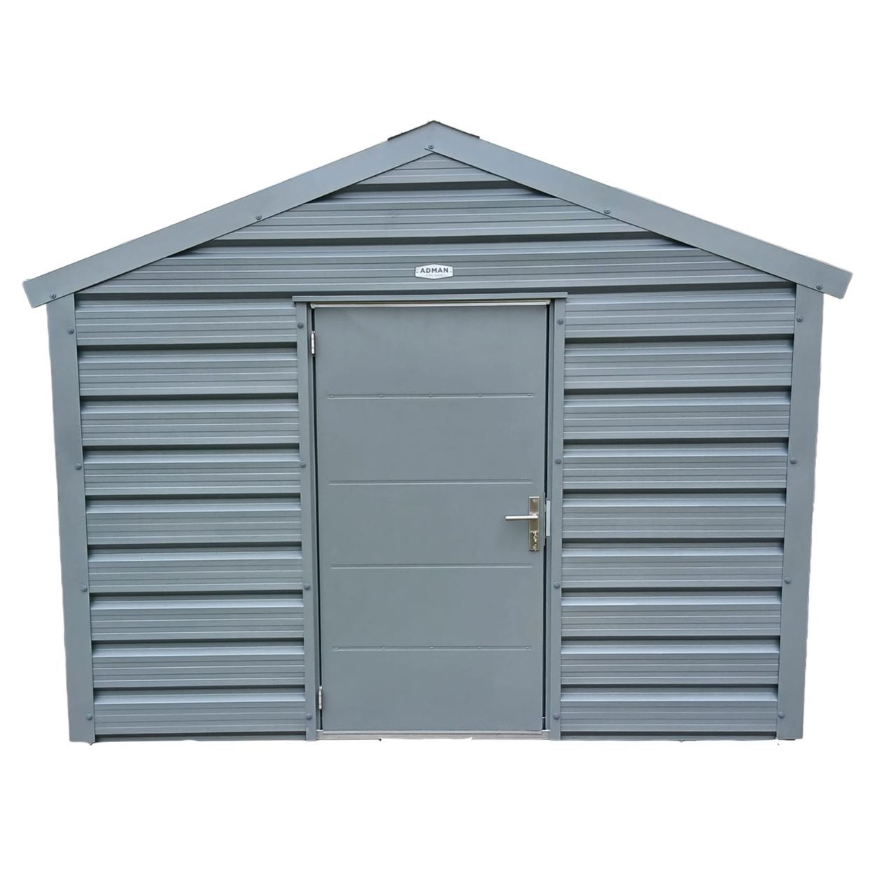 Adman Multistore Standard Colour Garden Metal Shed 10ft x 13ft 6"