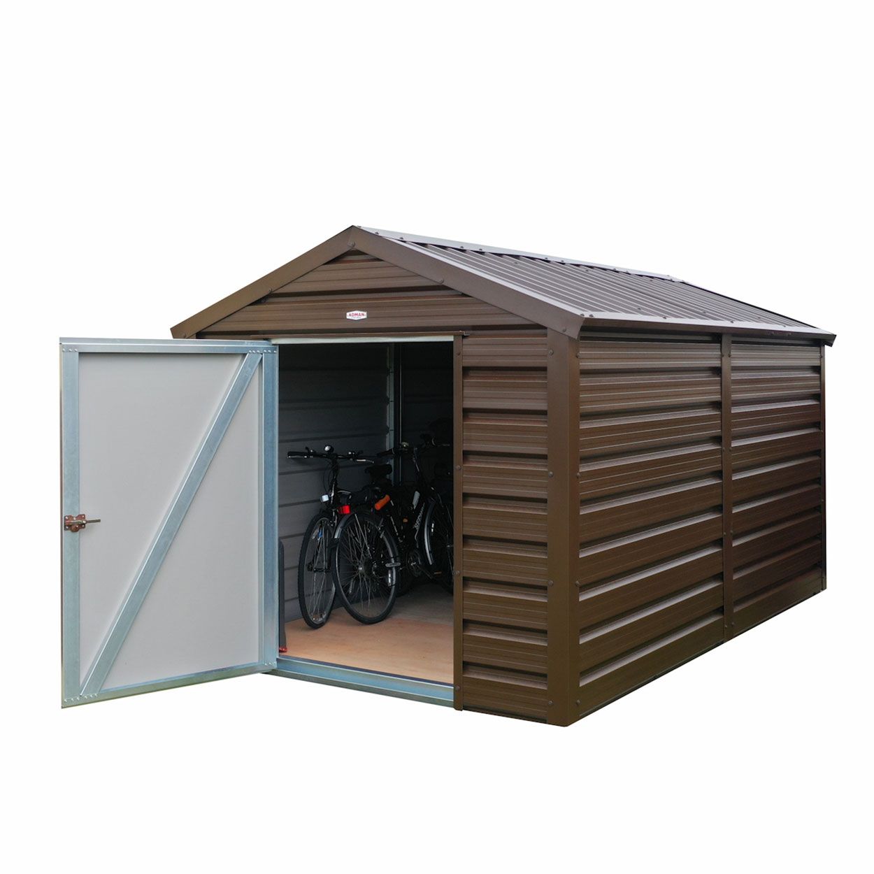 Adman Multistore Standard Colour Garden Metal Shed 10ft x 13ft 6"