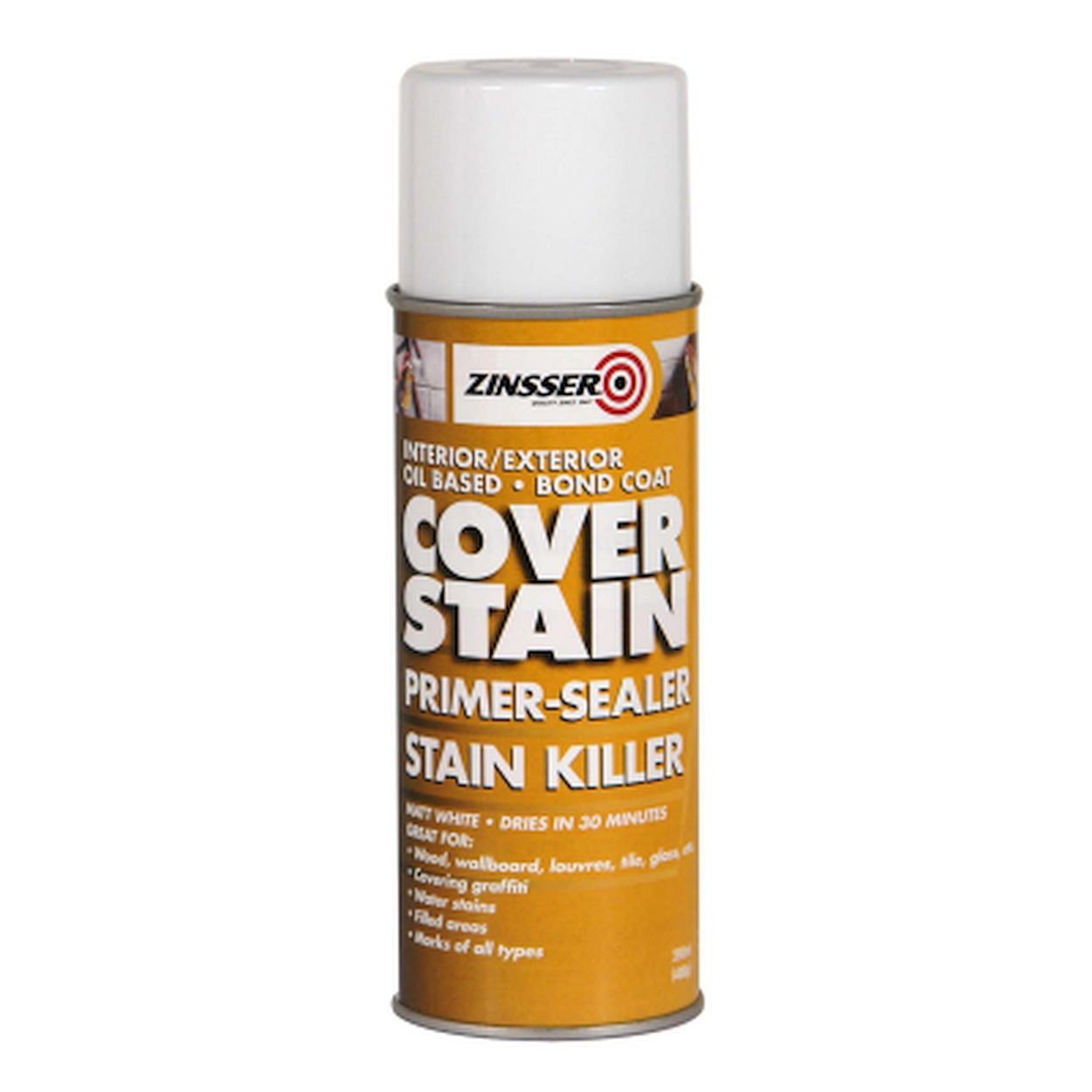 Zinsser Cover Stain Primer Sealer Aerosol 400ml