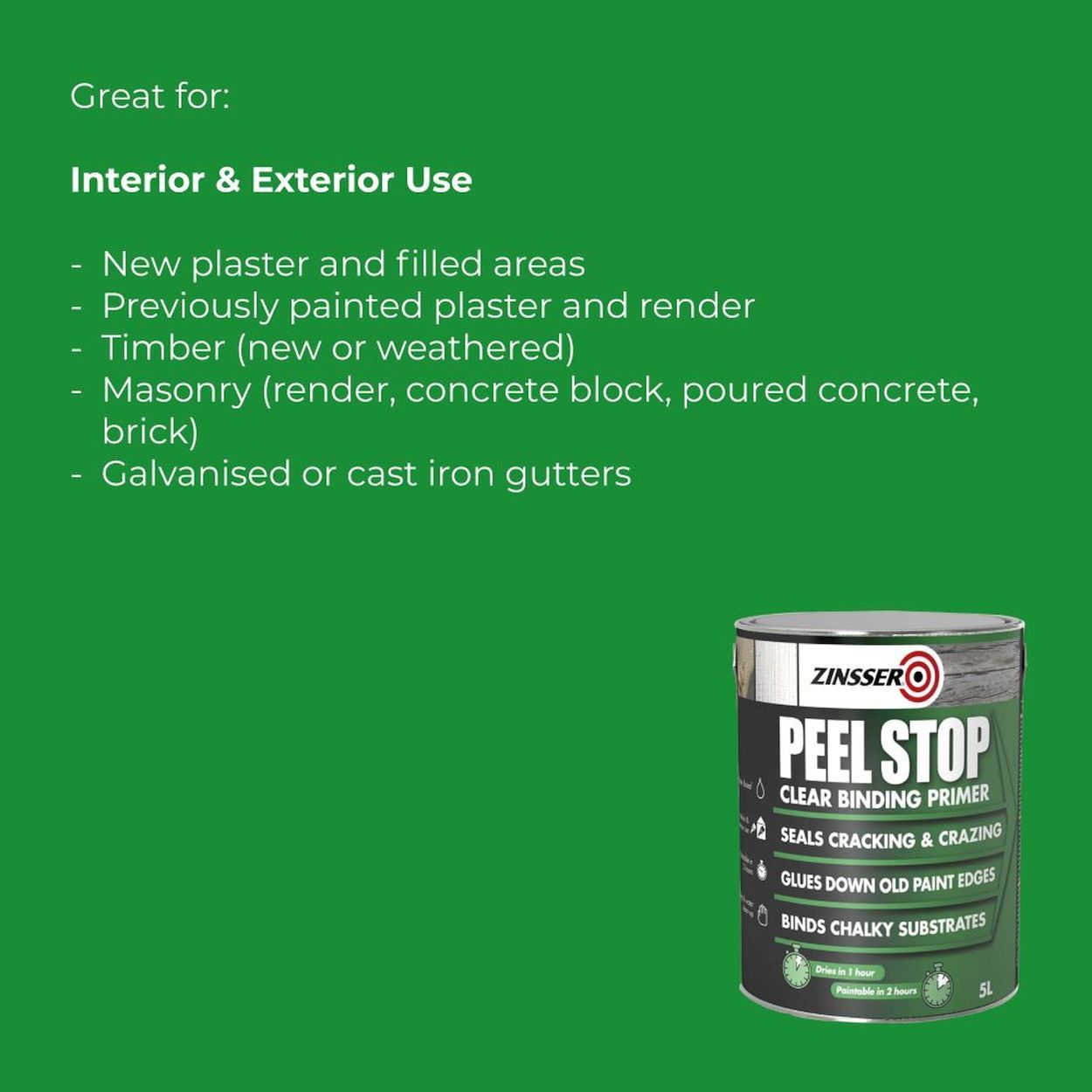 Zinsser Peel Stop 1Ltr