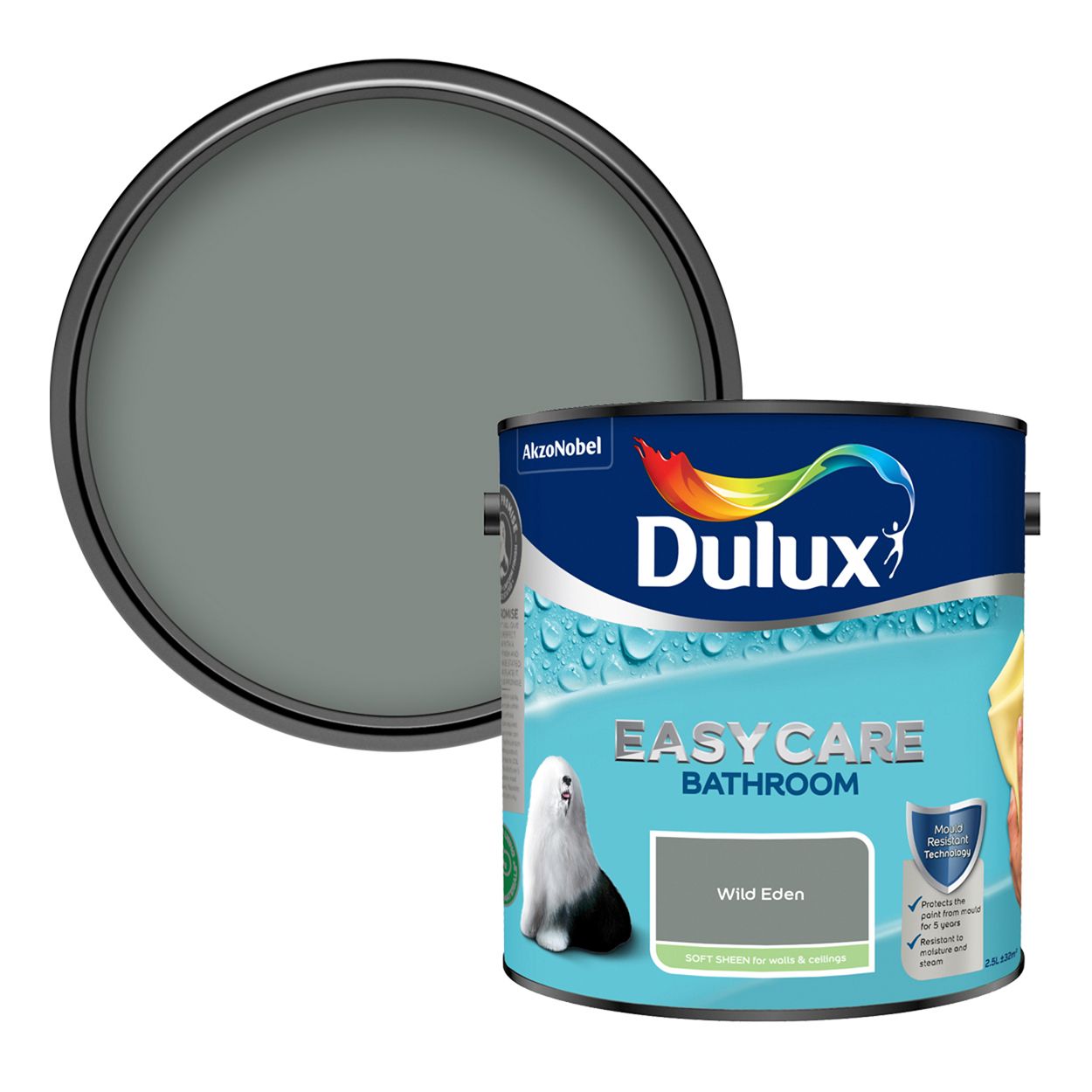 Dulux Easycare Bathroom Wild Eden 2.5L