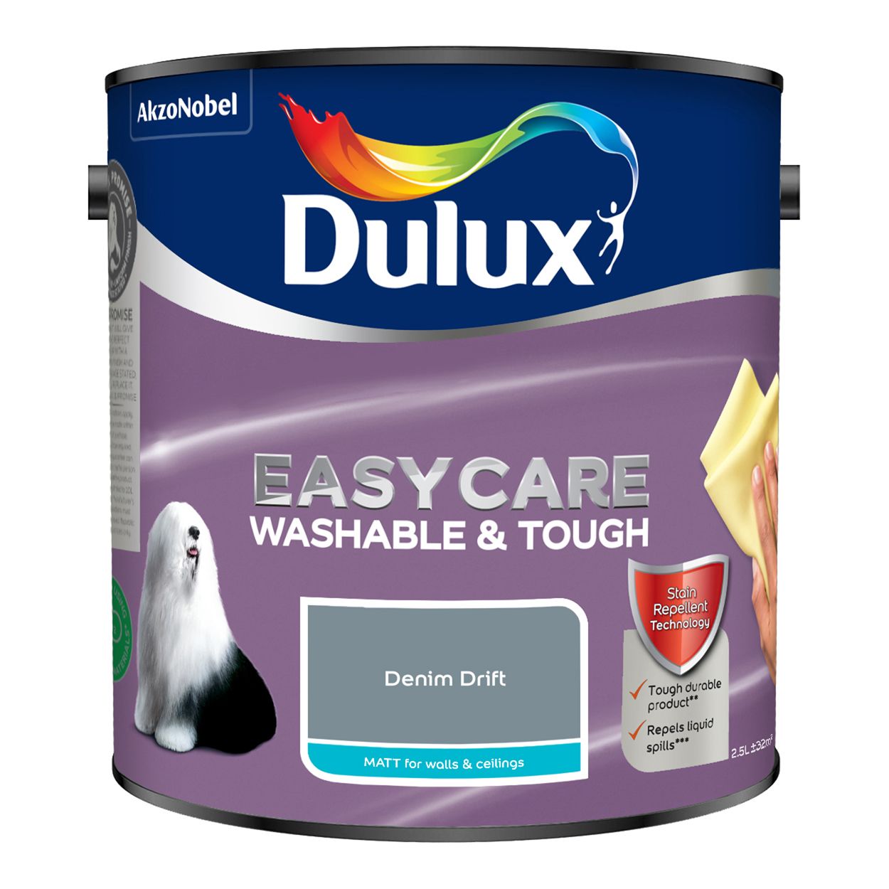 Dulux Easycare Washable & Tough Matt Denim Drift 2.5L
