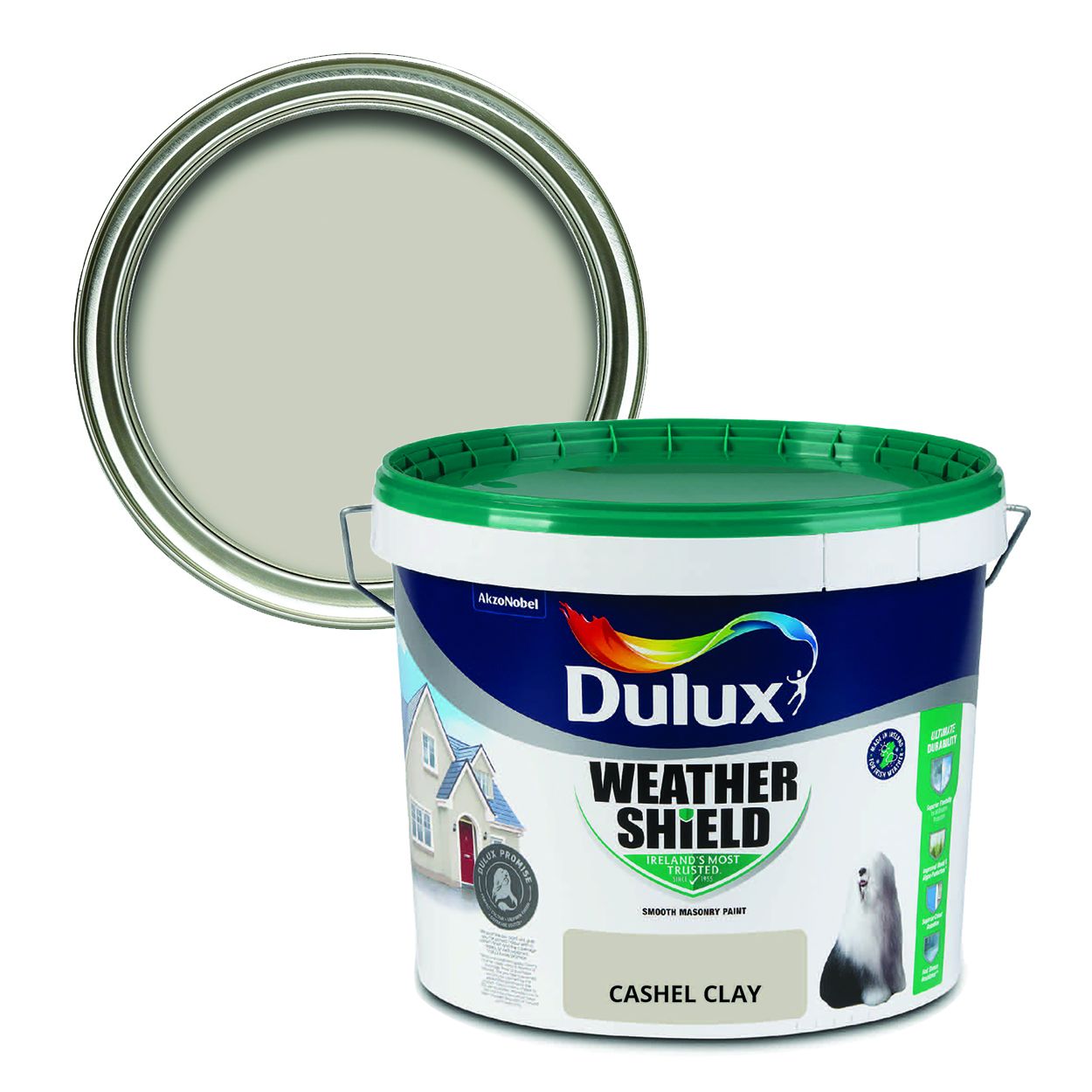 Dulux Weathershield Smooth Masonry Cashel Clay 10L
