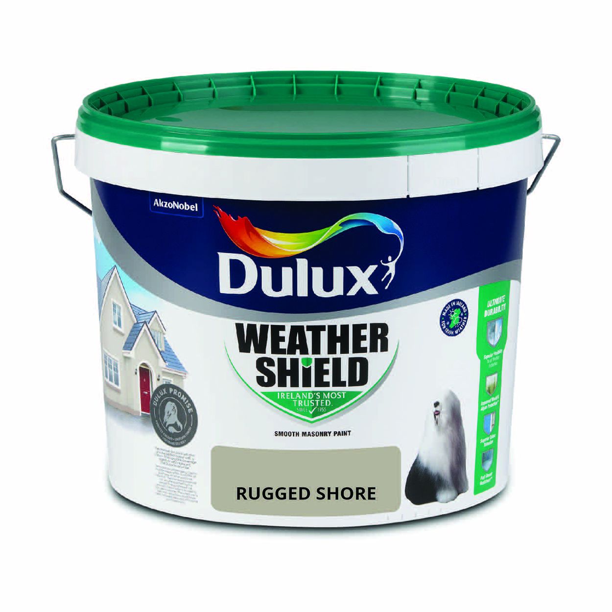 Dulux Weathershield Smooth Masonry Rugged Shore 10L