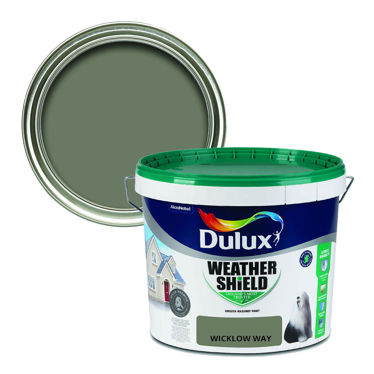 Dulux Weathershield Smooth Masonry Wicklow Way 10L