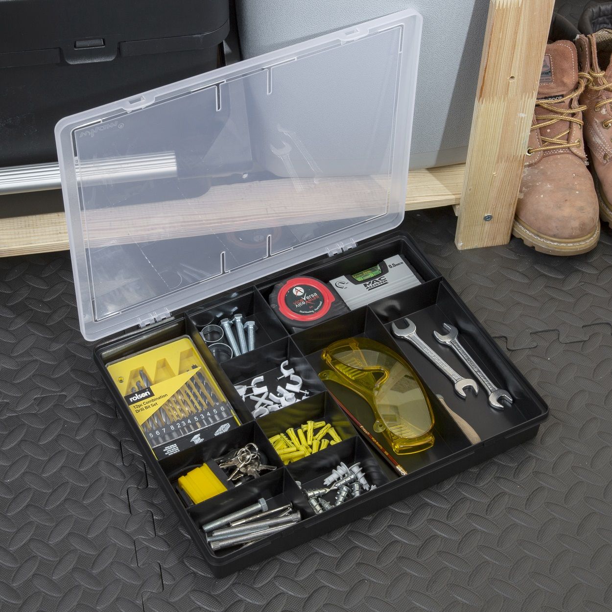 Wham 38cm Organiser Box with 10 divisions