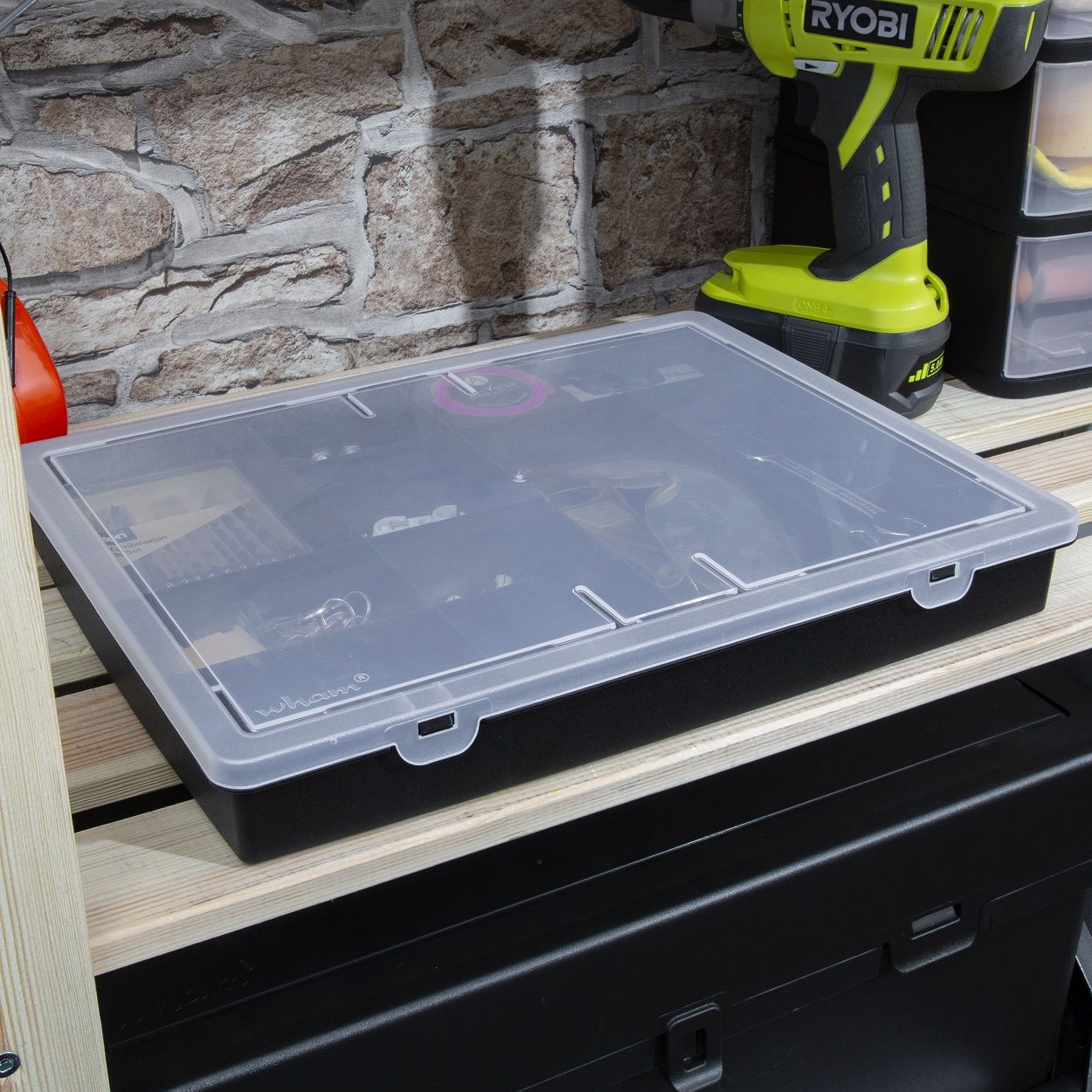 Wham 38cm Organiser Box with 10 divisions