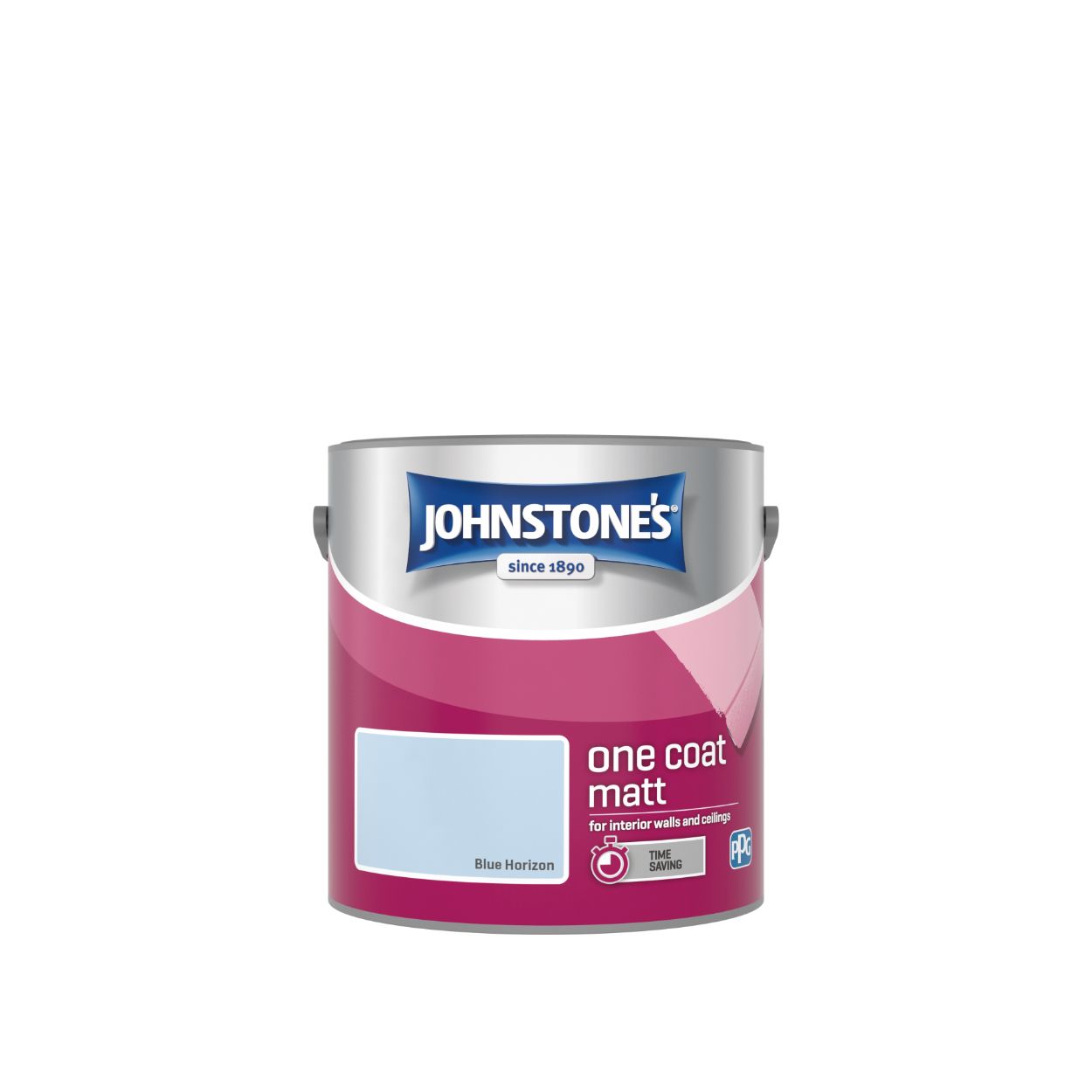 Johnstone's One Coat Paint Blue Horizon 2.5 Litre