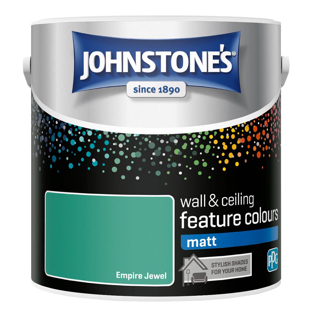 Johnstone's Feature Wall Matt Empire Jewel 2.5 Litre