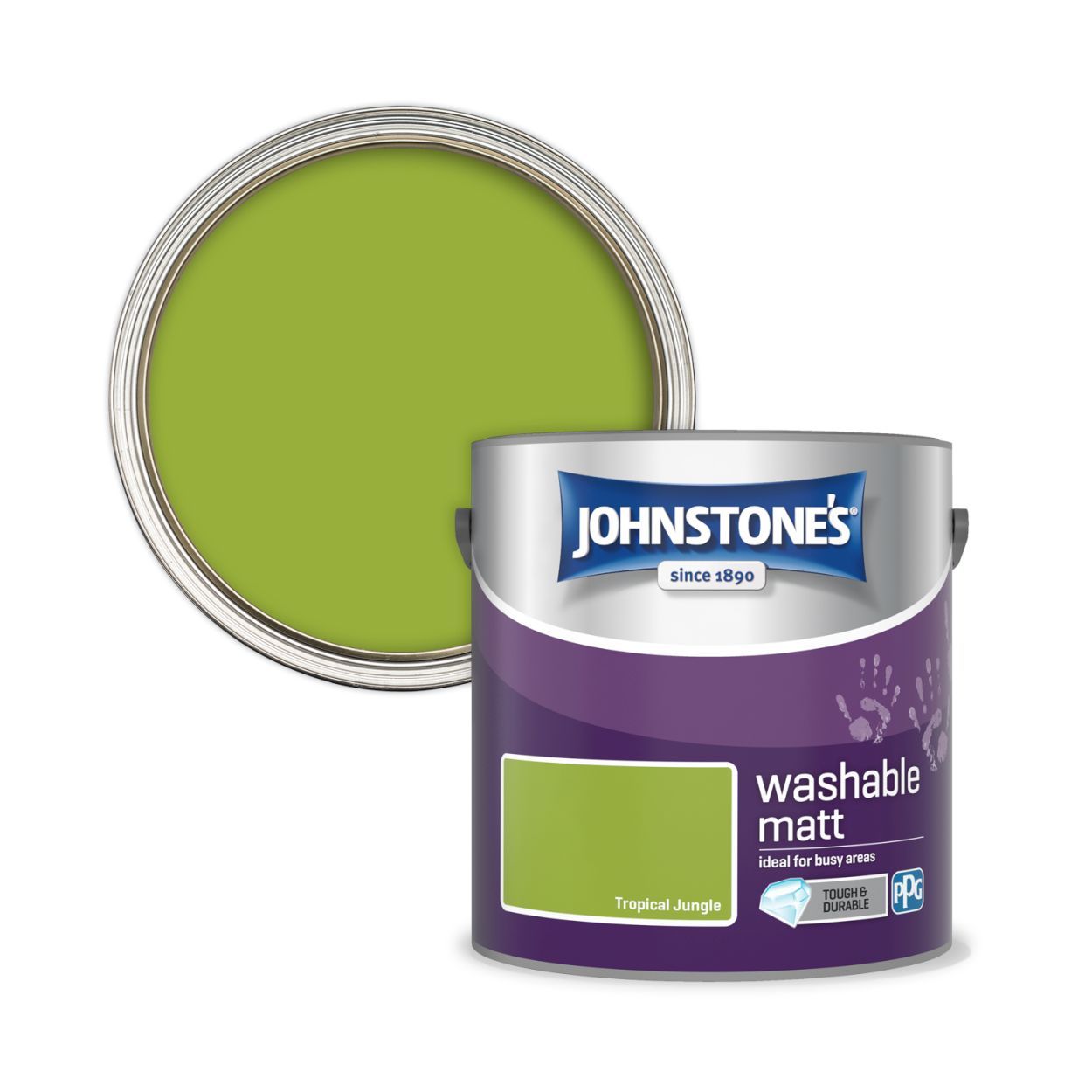 Johnstone's Washable Paint Tropical Jungle 2.5 Litre