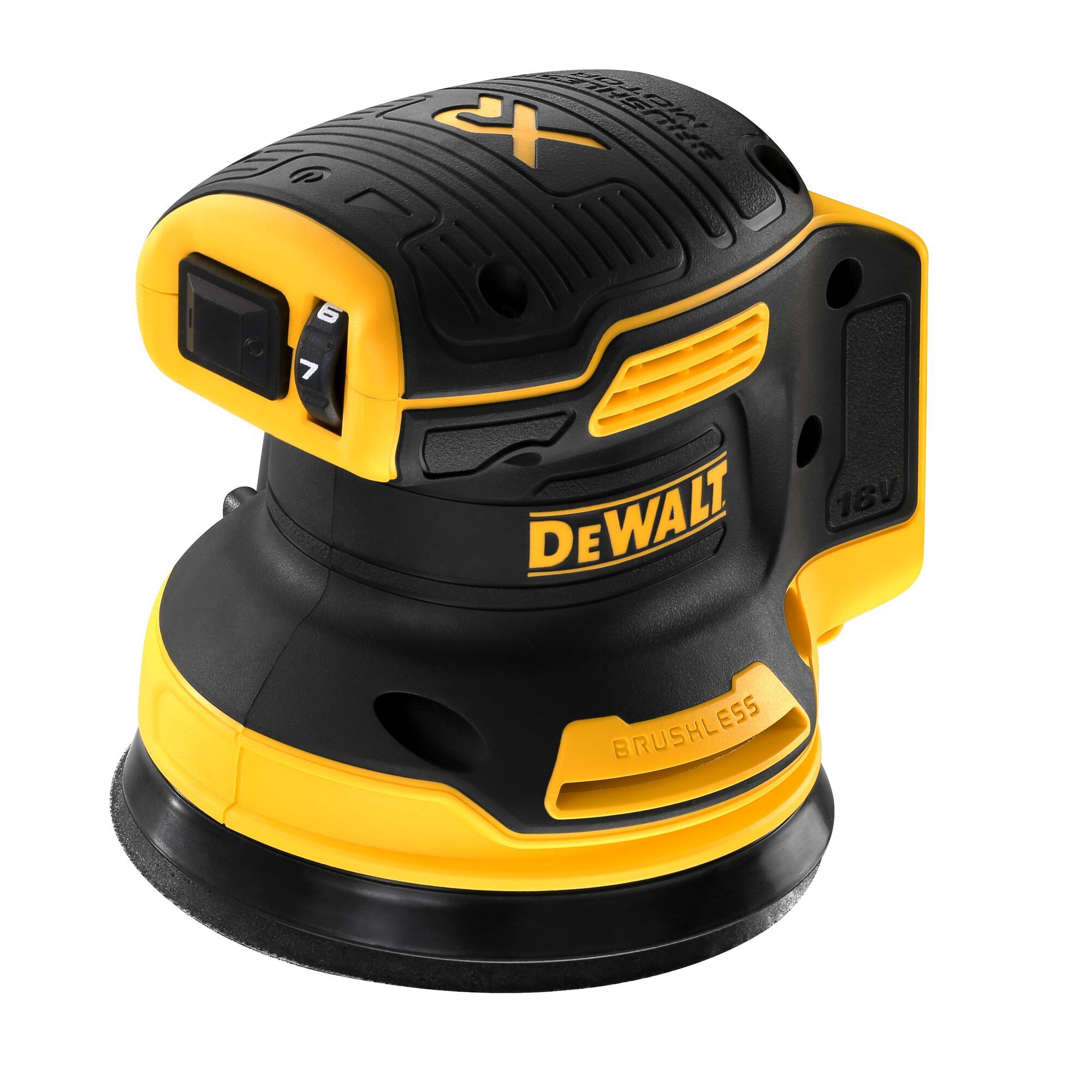 DeWalt 18V XR Brushless 125mm Sander - Bare Unit