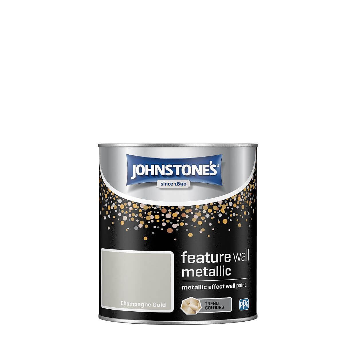 Johnstone's 1.25 Litre Feature Wall Metallic - Champagne Gold