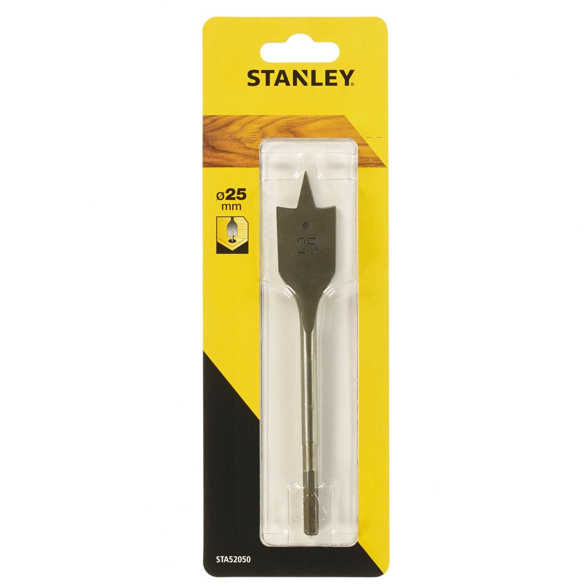 Stanley 25mm Flatwood Drill Bit