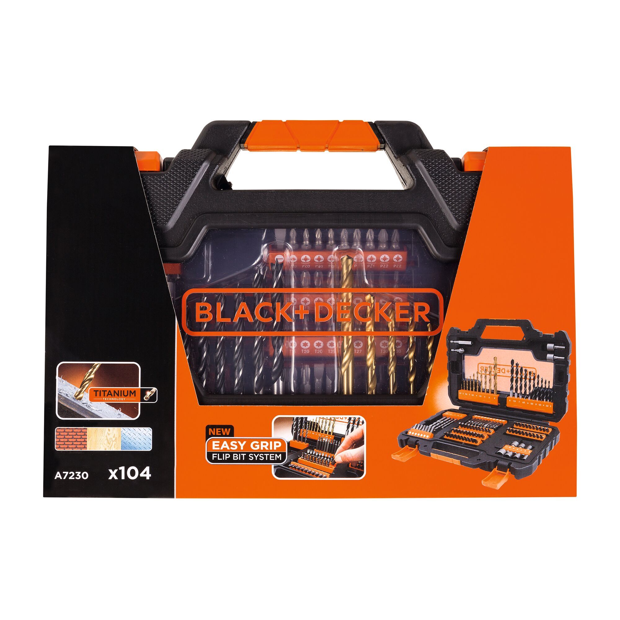 Black+Decker 104 Piece Drill Driver Set