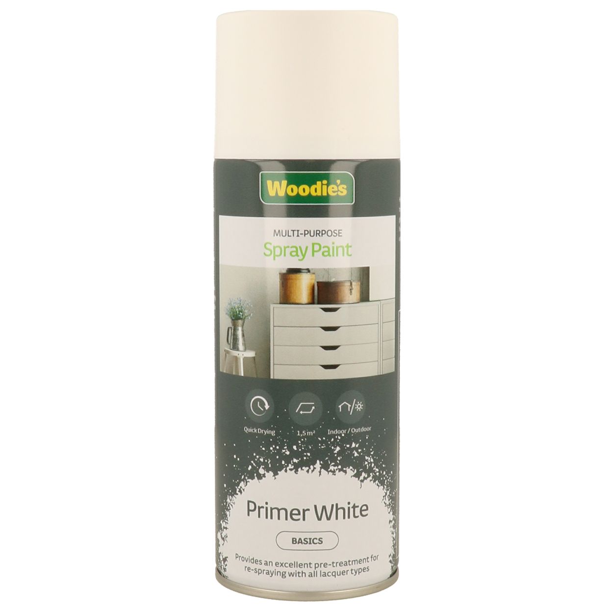 Woodies 400ml White Primer Spray