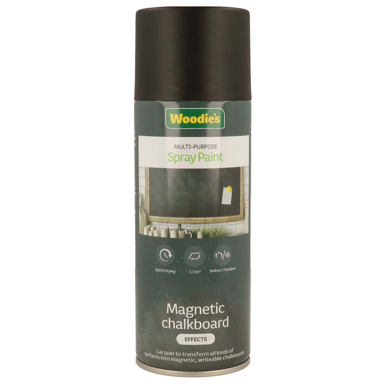 Woodies 400ml Chalk and Click Chalkboard Paint Spray