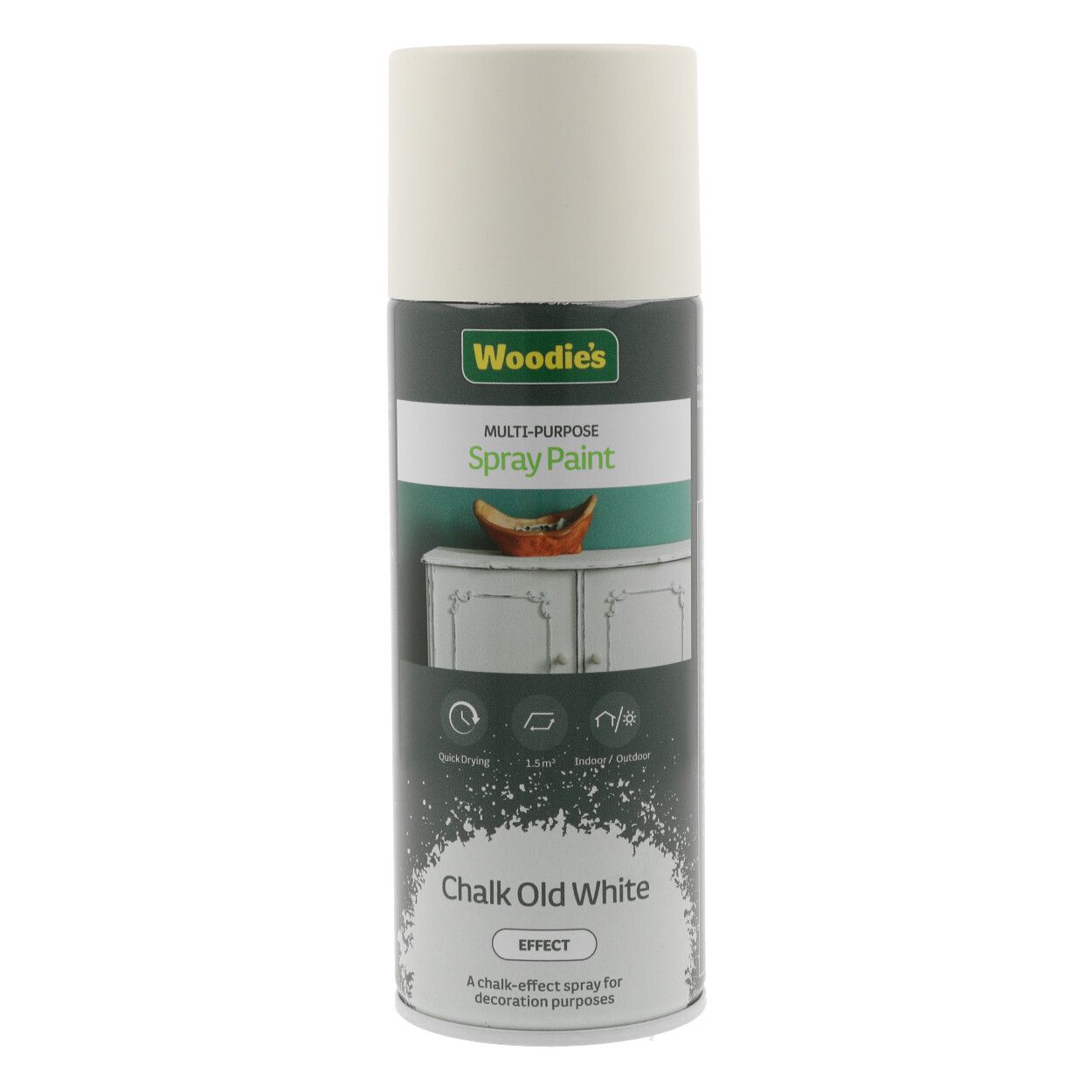 Woodies 400ml Chalk Effect Old White Spray