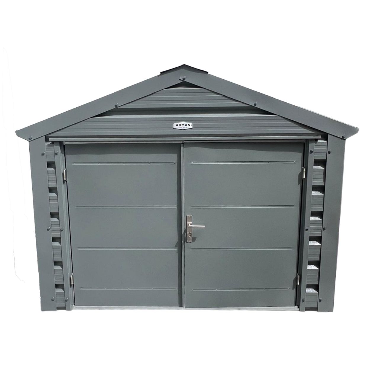 Adman Ministore Steel Garden Shed 8ft x 3ft 8"