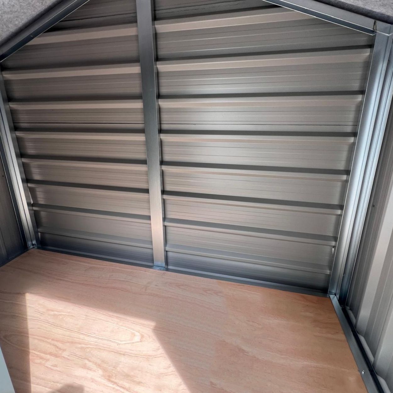 Adman Ministore Steel Garden Shed 8ft x 3ft 8"