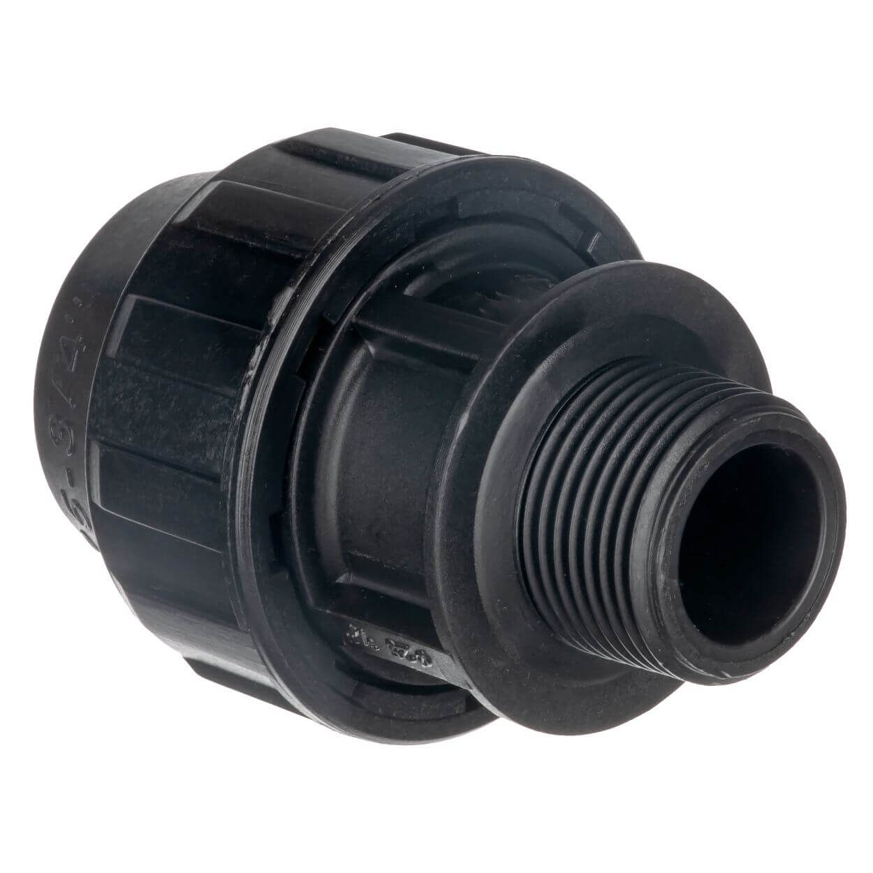 Pro Plumb 3/4" M.I. X Poly Gripmac Straight Connector