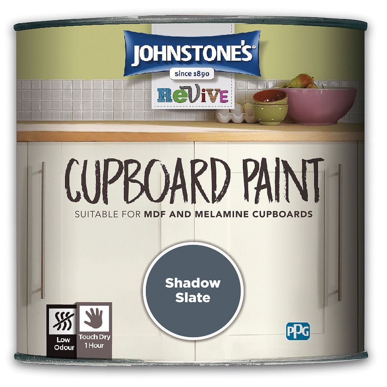Johnstone's  Revive Cupboard Paint Shadow Slate 0.75L