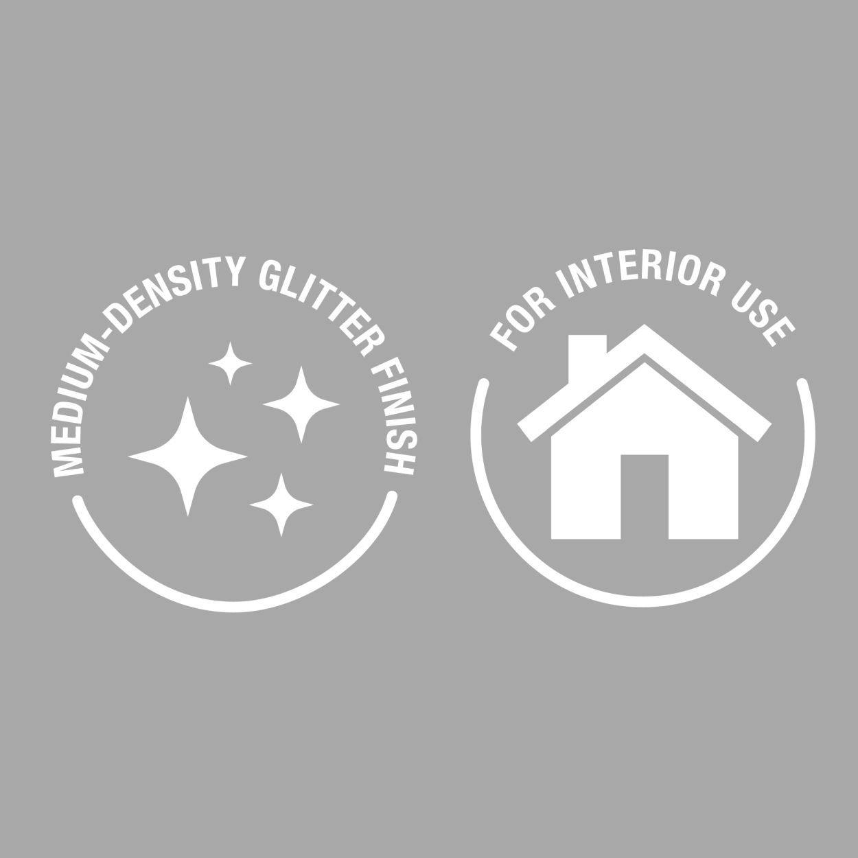 Rust-Oleum Medium Shimmer Glitter Paint Silver 250ml