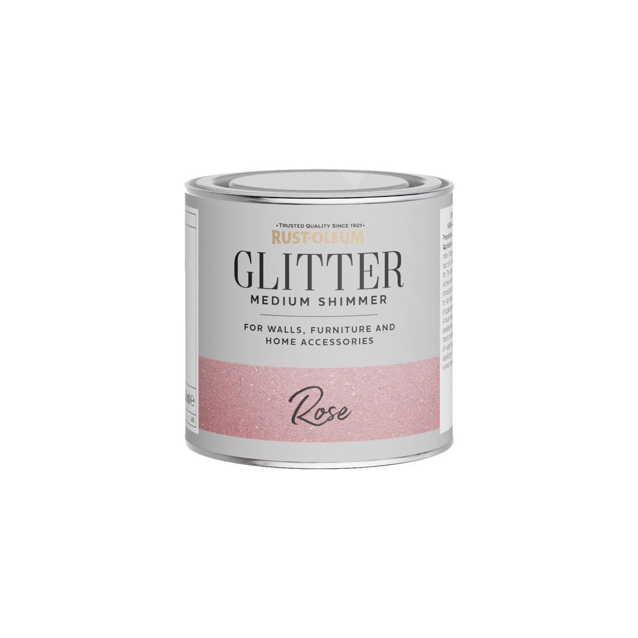 Rust-Oleum Medium Shimmer Glitter Paint rose 250ml