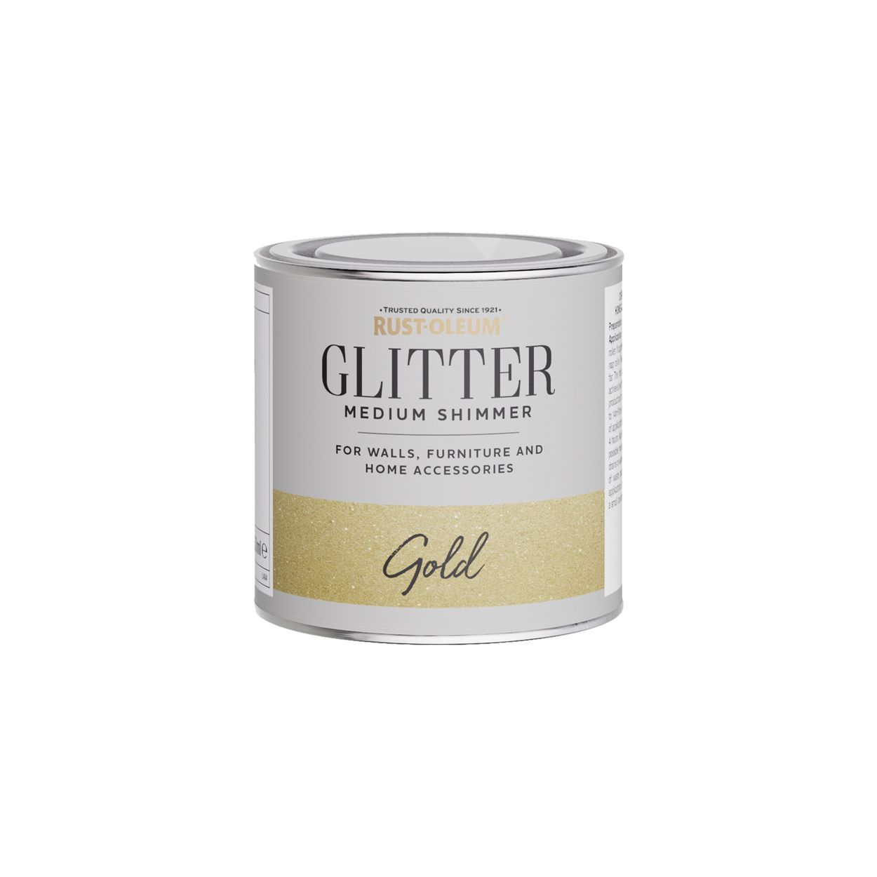 Rust-Oleum Medium Shimmer Glitter Paint gold 250ml