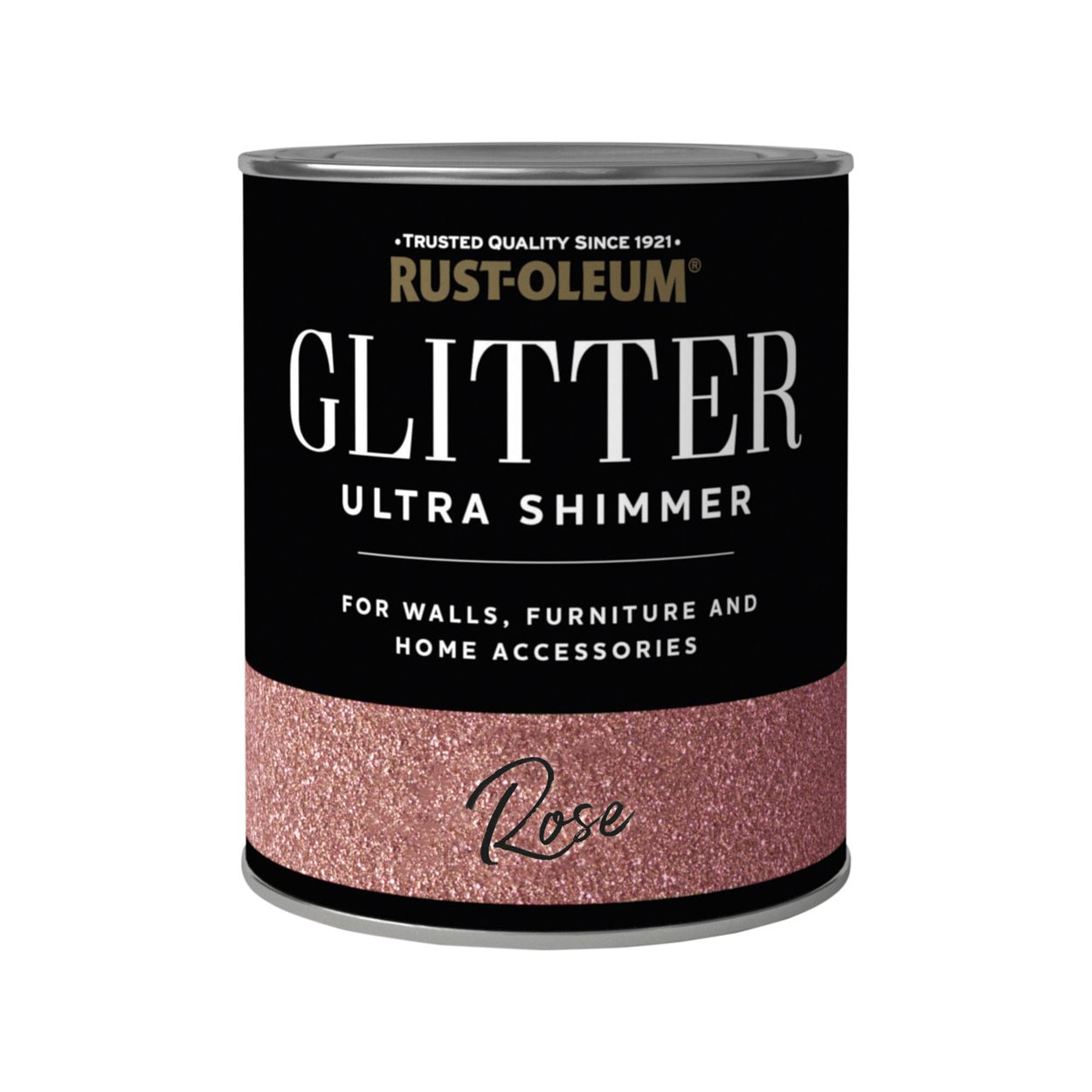 Rust-Oleum Ultra Shimmer Glitter Paint Rose 750ml