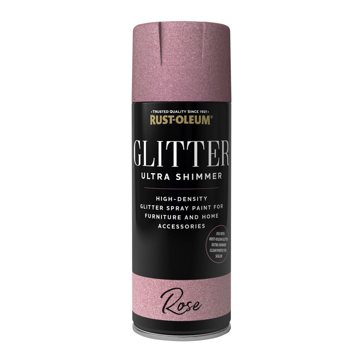 Rust-Oleum Ultra Shimmer Glitter Spray Paintt Rose 400ml