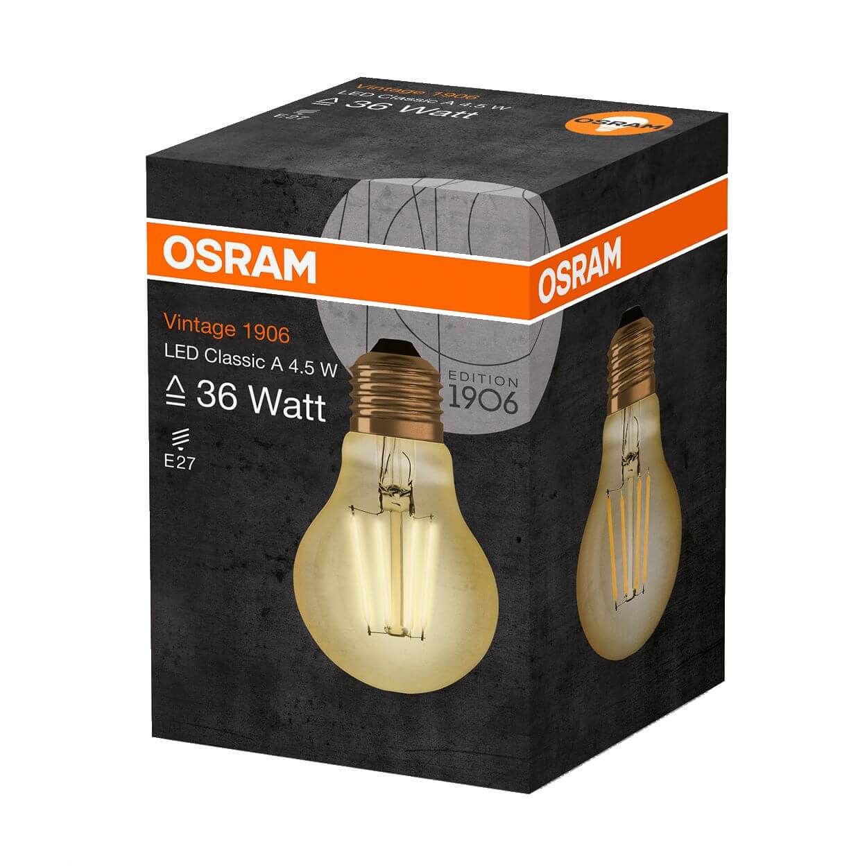 Osram Vintage 1906 Led Gls 4W(36W) E27 Gold
