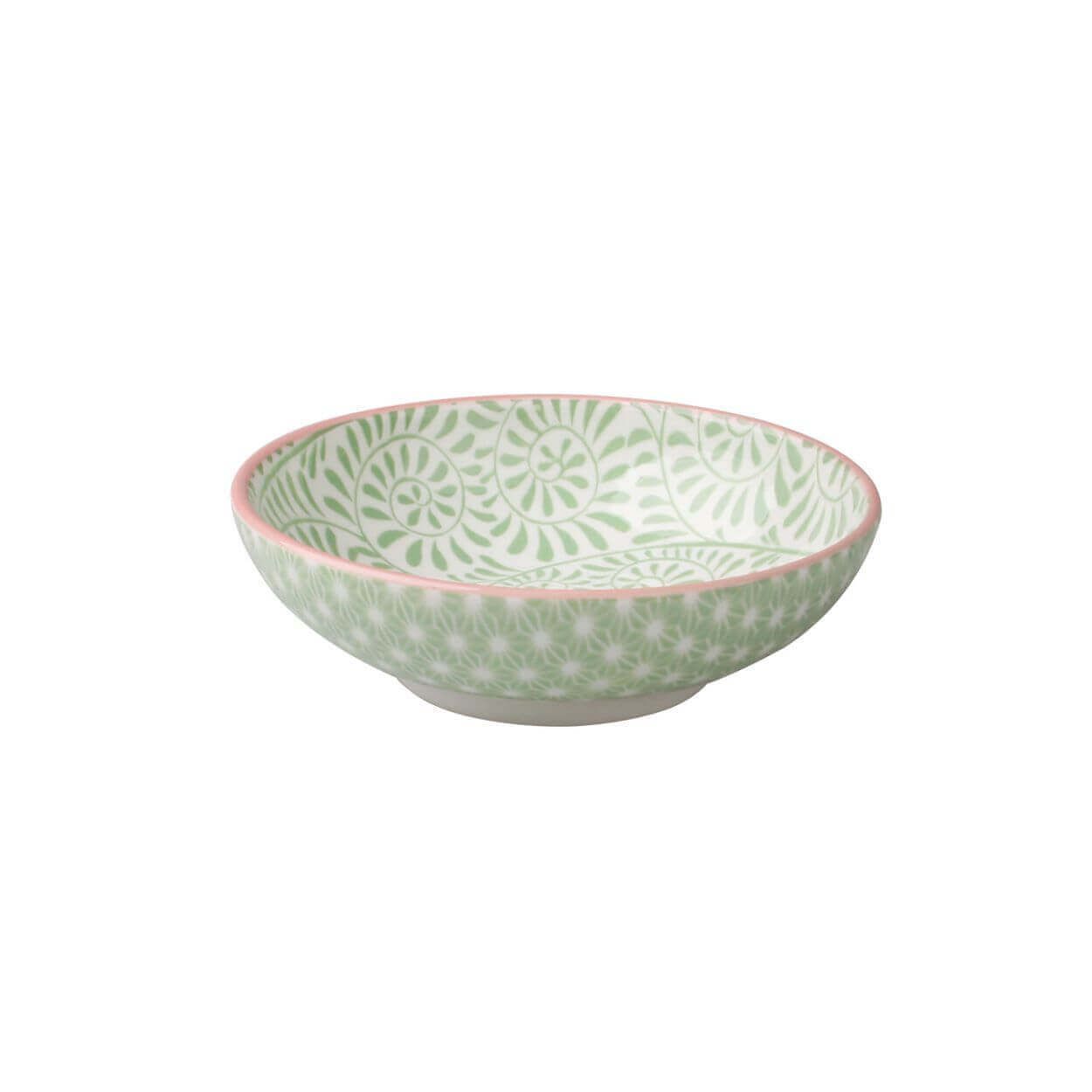 Geo Dip Bowl Green