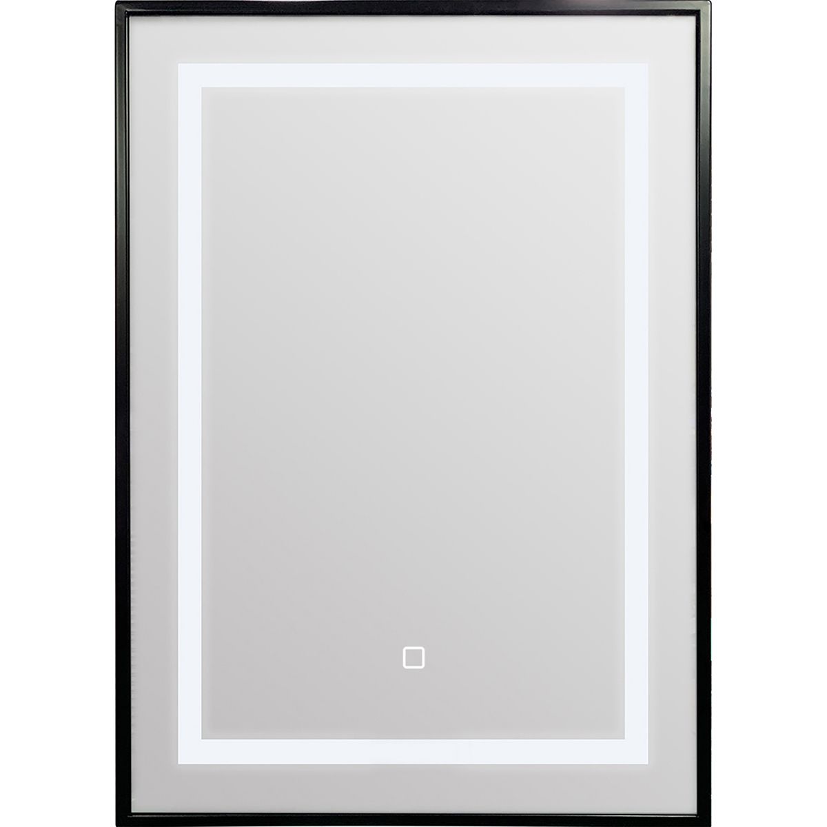 Tema Palermo Black Rectangular LED Mirror