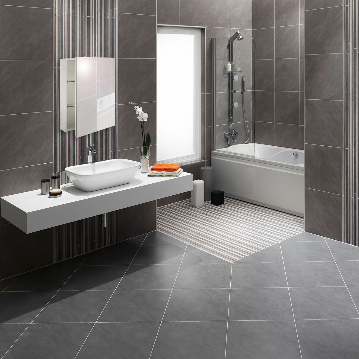 Tema Novara Single Door Bathroom Cabinet White