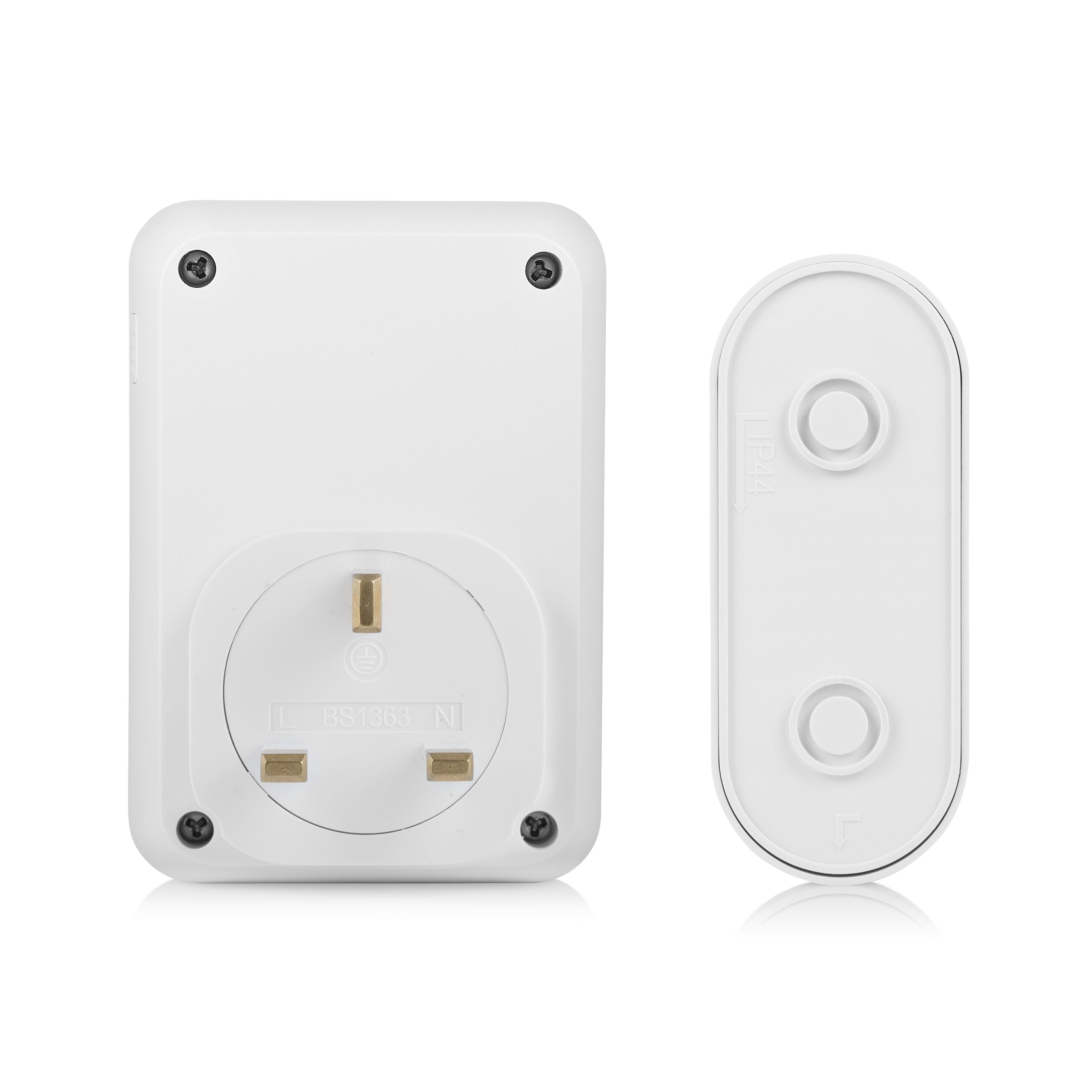 Byron Dby-22313 150M Wireless Plug Through Chime