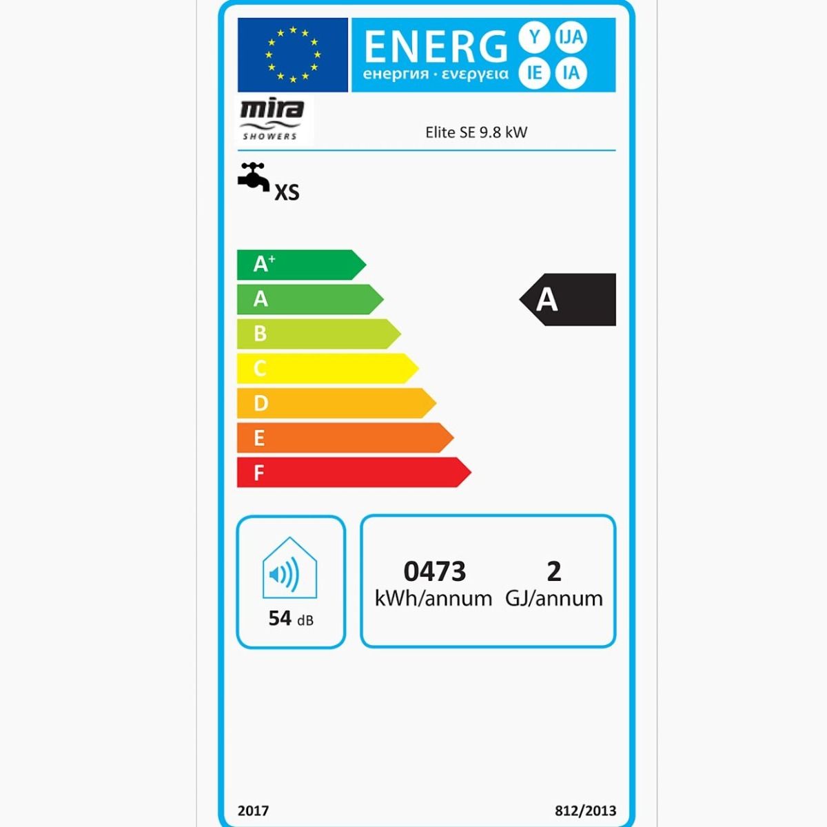 Mira Elite Se 9.8Kw Pumped Electric Shower