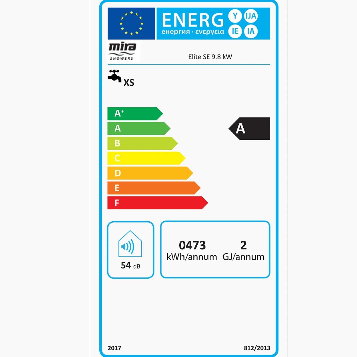 Mira Elite Se 9.8Kw Dual Outlet Pumped Electric