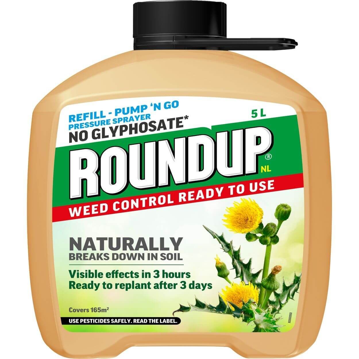 Roundup Natural Pump & Go Refill 5L