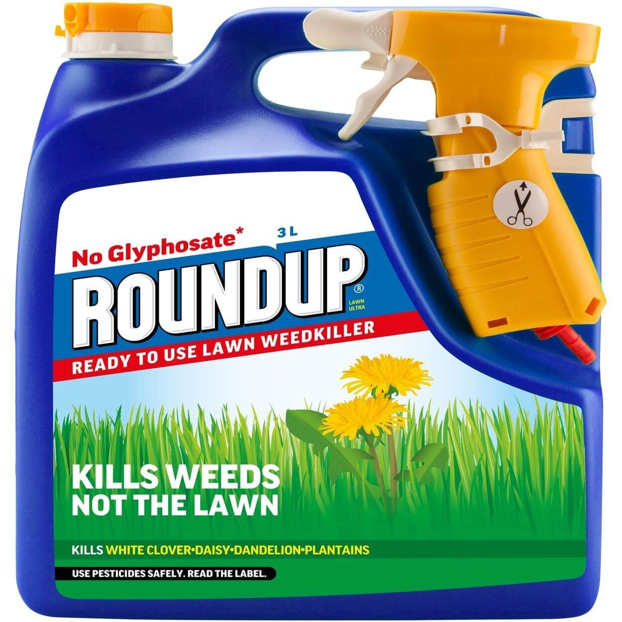 Roundup Lawn Weedkiller 3L