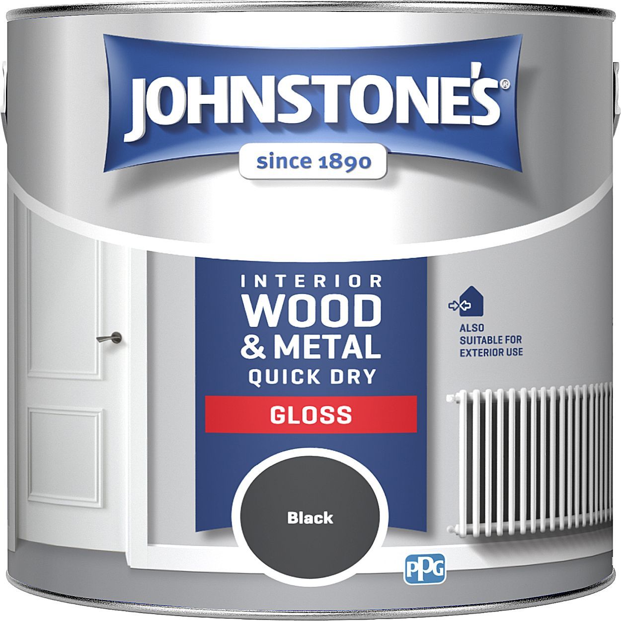 Johnstone's 0.25L Quick Dry Gloss Brilliant White