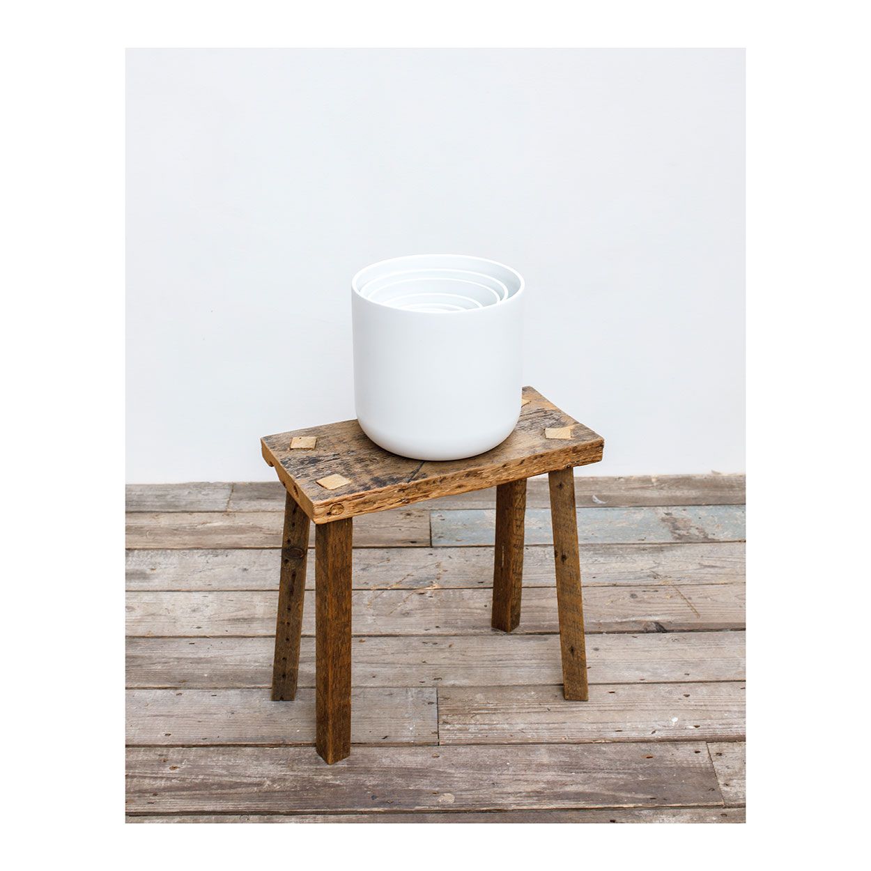 Lisbon Planter White 14cm  