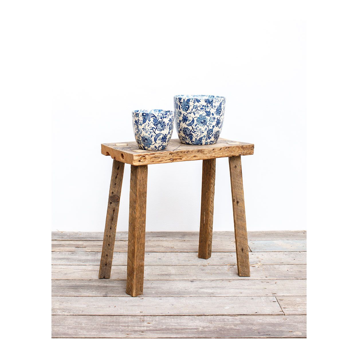 Monza Vintage Planter 15.5Cm Blue