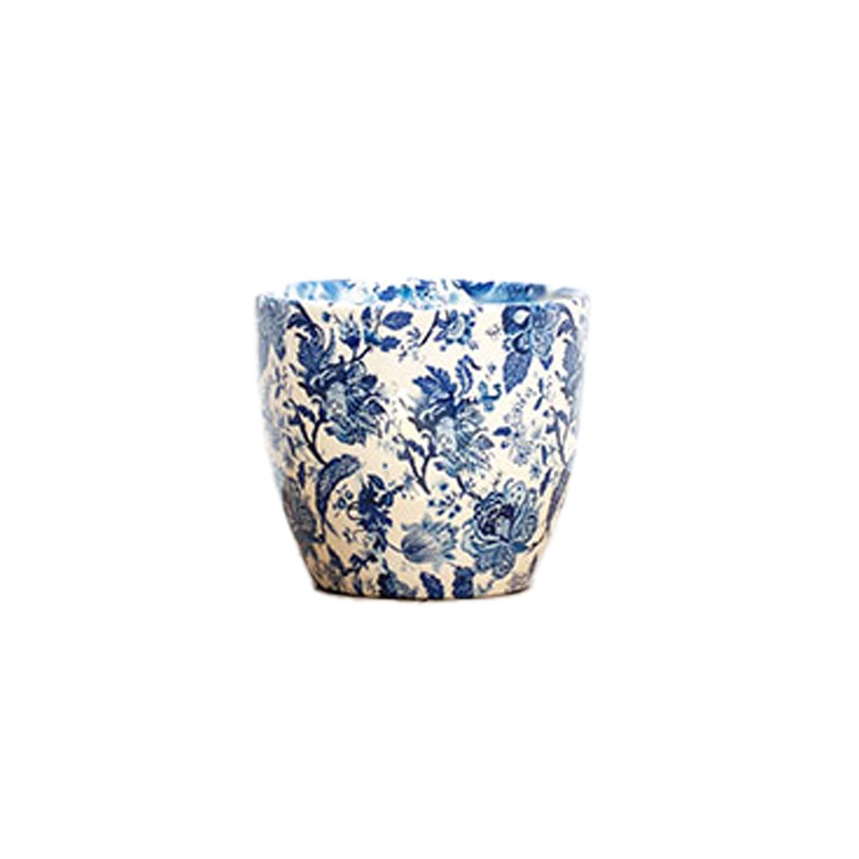 Monza Vintage Planter 17Cm Blue