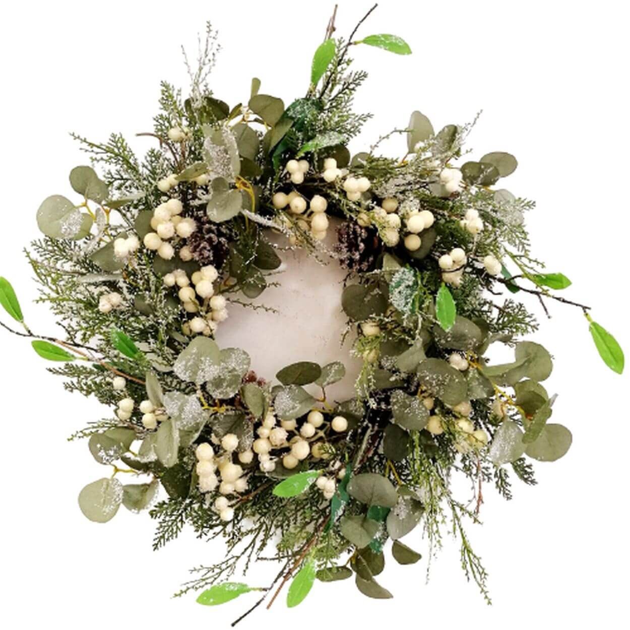 Deluxe Natural Berry Wreath 50cm