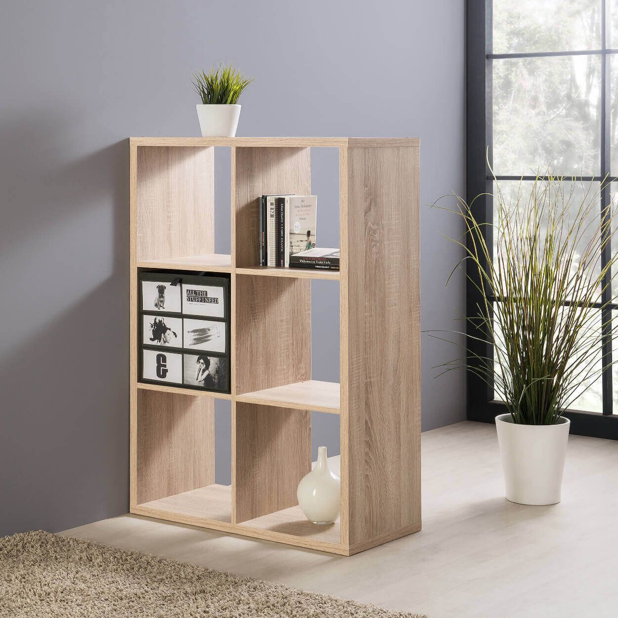 Max 6 Cube Unit Oak