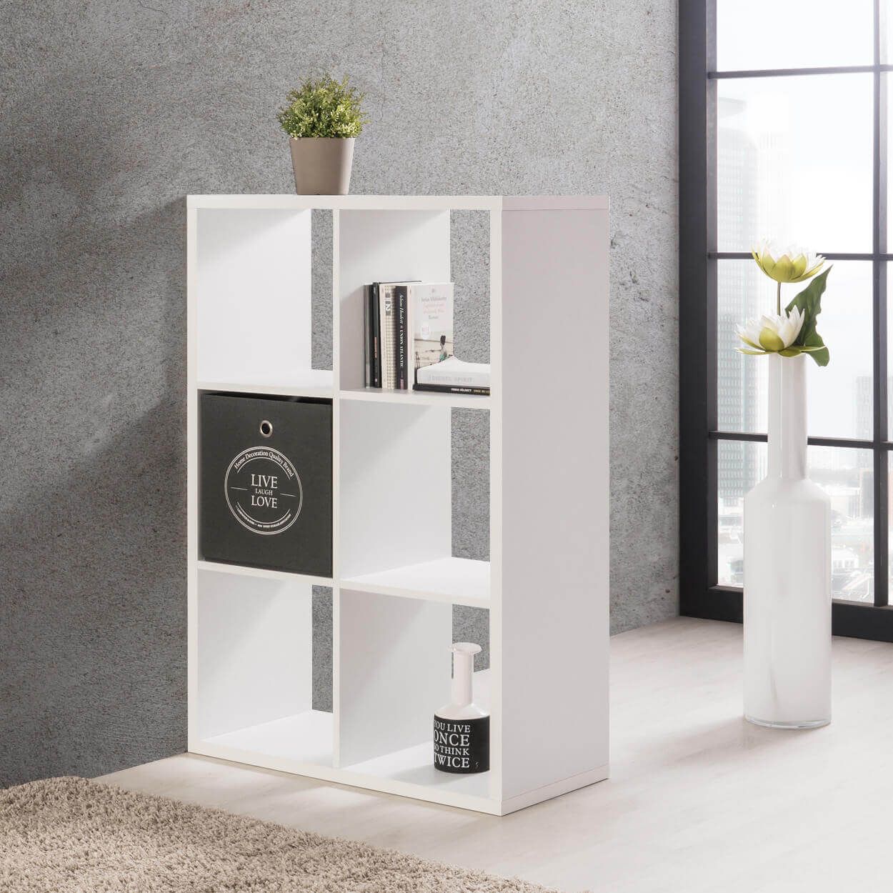 Max 6 Cube Unit White