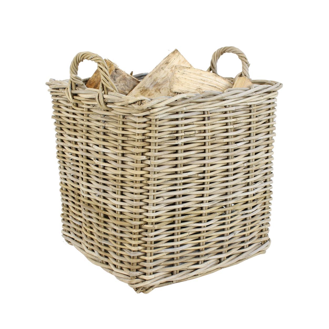 Kubu Rattan Basket Square Medium